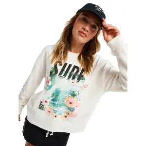 Women's oversized long sleeve T-shirt Roxy Sea Is Beautiful image-0