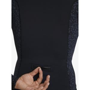 Women's zip-up surf top Roxy 1 mm Swell Natural image-1