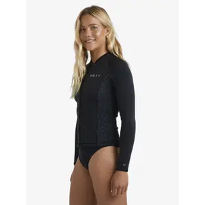Women's zip-up surf top Roxy 1 mm Swell Natural image-6