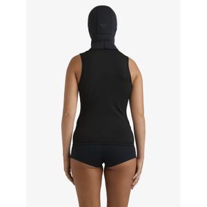 Women's hooded surf top Roxy 2 mm Swell Natural Back-Zip image-6