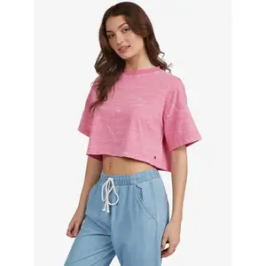 T-shirt femme Roxy Washed Waves Cot2 image-3