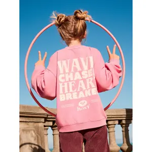 Sudadera infantil Roxy Lineup Crew Brushed Rg image-4