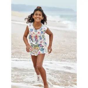 Girl's printed jumpsuit Roxy Big Memories image-3