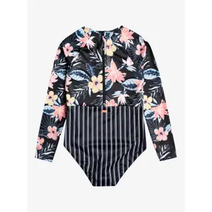 Girl's lycra T-shirt Roxy Flowers Addict image-2