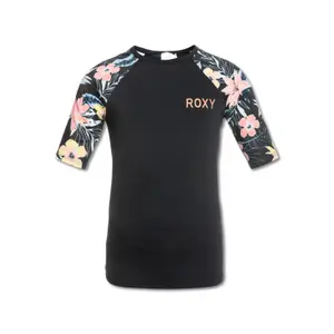 Printed swimsuit top for girls Roxy Lycra image-0