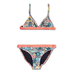 2-piece swimsuit for girls Roxy Marine Bloom image-0