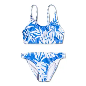 2-piece swimsuit for girls Roxy Flowers Addict+L20 image-0