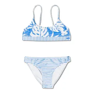 2-piece swimsuit for girls Roxy Flowers Addict image-0