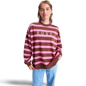 Women's oversized sweatshirt Roxy Strictly Stripes