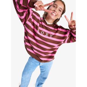 Women's oversized sweatshirt Roxy Strictly Stripes image-2