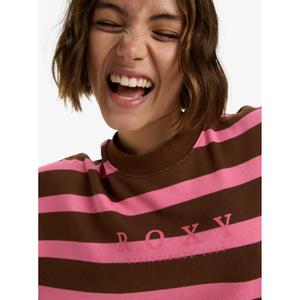 Women's oversized sweatshirt Roxy Strictly Stripes image-6