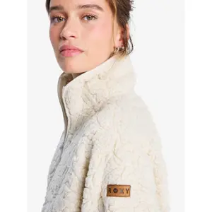 Polaire com fecho mulher Roxy Blurry Cloud image-4