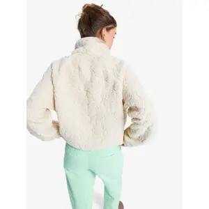 Polaire com fecho mulher Roxy Blurry Cloud image-1