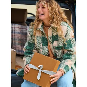 Fleece jacket with button closure for women Roxy Over And Above image-5
