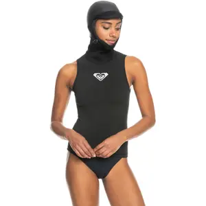 Women's sleeveless surf hoodie Roxy 2.0 Swell S Pp Flt Hd V2 image-1