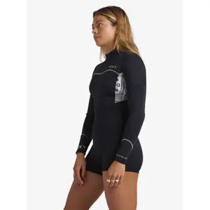Surf Shorty-våtdräkt för kvinnor Roxy 2 mm Swell Series Back-Zip image-4