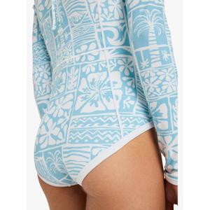 Women's 1-piece swimsuit Roxy Flowers Wave image-5