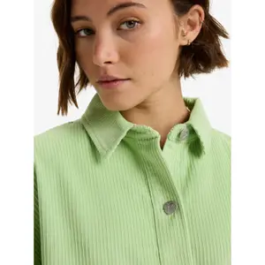 Corduroy long-sleeve overshirt for women Roxy Kick Back image-4