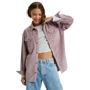 Women's long-sleeved overshirt Roxy Let It Go Cord image-0