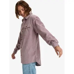 Women's long-sleeved overshirt Roxy Let It Go Cord image-3