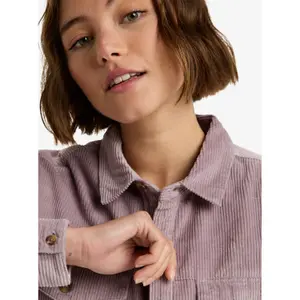 Women's long-sleeved overshirt Roxy Let It Go Cord image-4
