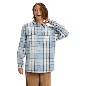 Women's long-sleeved overshirt Roxy Let It Go Flannel image-0