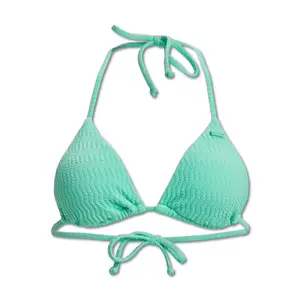 Parte de arriba de bikini en triángulo para mujer Roxy Lagos Tiki image-0