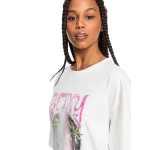 T-shirt femme Roxy Come To The Beach A image-4