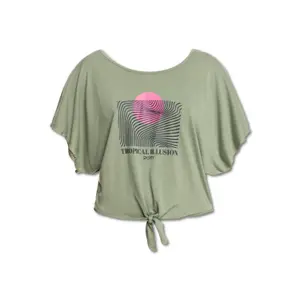 T-shirt femme Roxy Born To Be Roxy B image-0