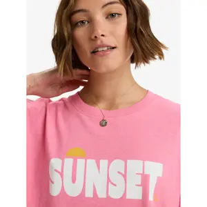 Oversized T-Shirt Roxy Sunny Easy image-4