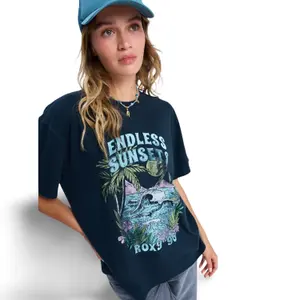 Női oversized póló Roxy Sunny Stone Wash image-0