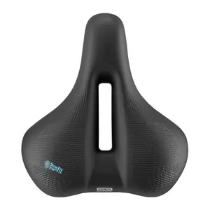 Sella con foro centrale a memoria rilassata Selle Royal Float Loisir image-1