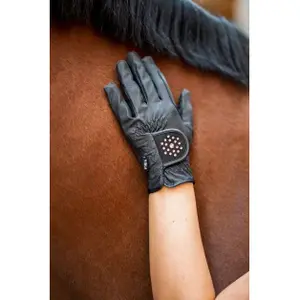 Gants d'équitation avec pierres scintillantes RSL Riders Touch Ascona image-1