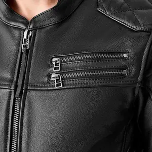 Blouson cuir moto RST Hillberry D3O image-3