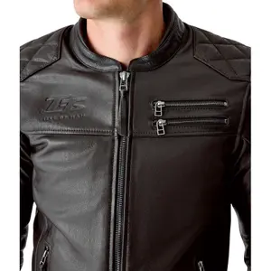 Blouson cuir moto RST Hillberry D3O image-2