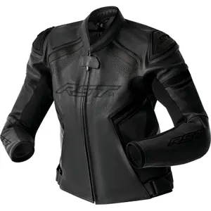 Leather jacket motorcycle woman RST S1 D3O