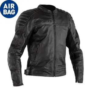 Casaco de couro de motocicleta RST Fusion Airbag image-0