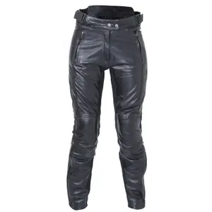 Motorcycle pants cross leather woman RST Kate image-0