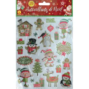 Creative activities Christmas tree sticker Rubie'S France image-0