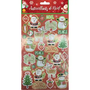 Christmas red stickers Rubie'S France image-0