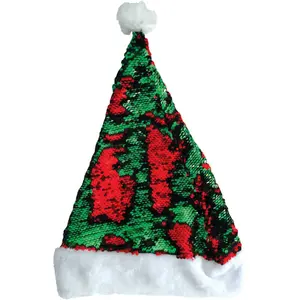 Sequin Santa hat for kids Rubie'S France image-0