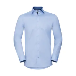 Custom Long Sleeve Chevron Contrast Shirt Russell Athletic image-0