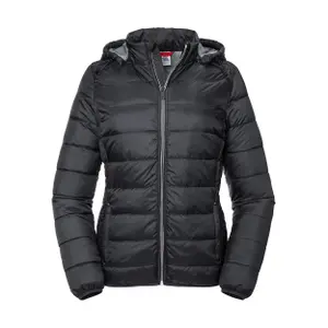 Plumífero con capucha de mujer Russell Athletic Nano image-0