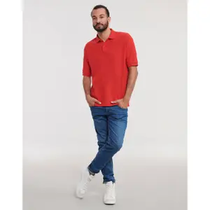 Polycotton polo shirt Russell Athletic Classic image-2