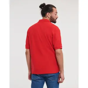 Polycotton polo shirt Russell Athletic Classic image-3