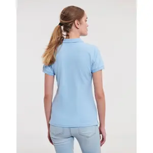 Women's polo shirt Russell Athletic Fitted Stretch image-2