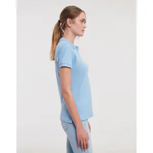 Women's polo shirt Russell Athletic Fitted Stretch image-3