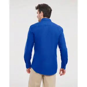 Long-sleeved cotton shirt Russell Athletic Oxford image-2