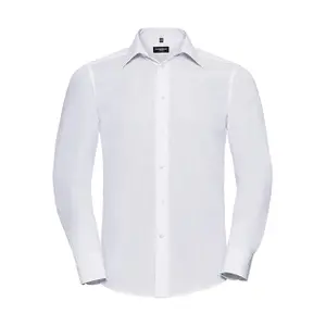 Bespoke Long Sleeve Shirt in Poplin Russell Athletic image-0