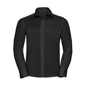Ultimate Non-Iron Tailored Long Sleeve Shirt Russell Athletic